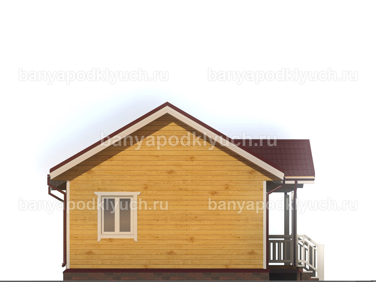 Баня из бруса 9x6 м Баня из бруса 9x6 м
