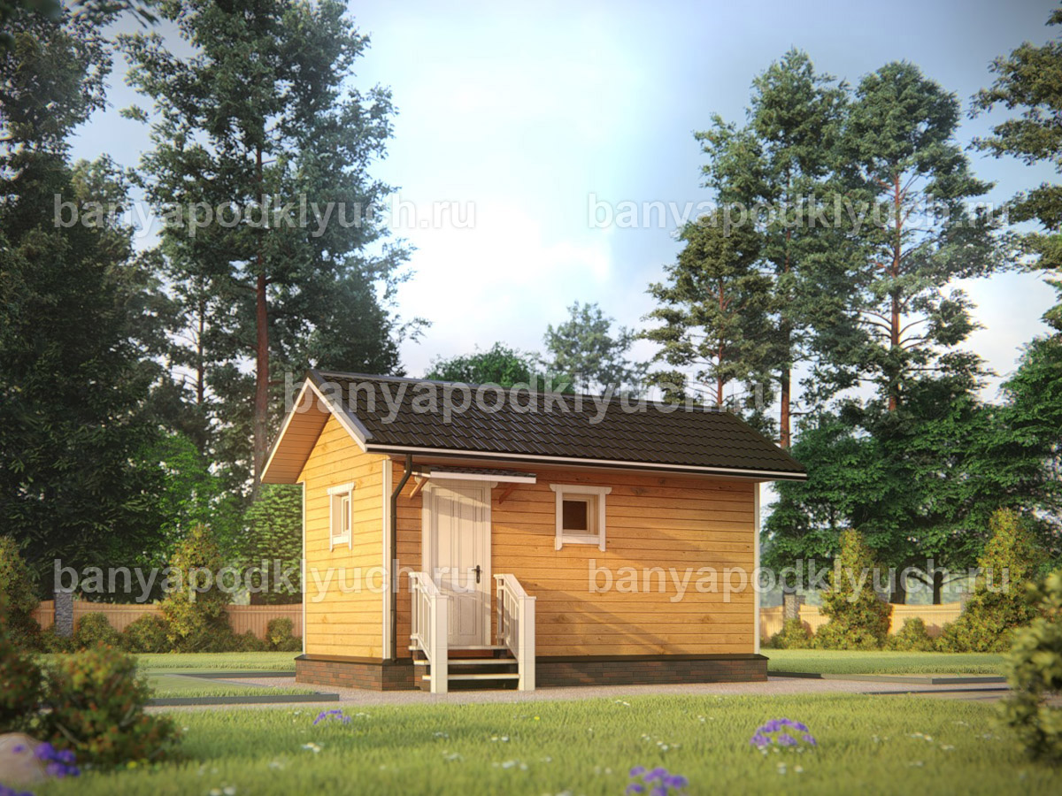 Баня из бруса 6x3 м Баня из бруса 6x3 м