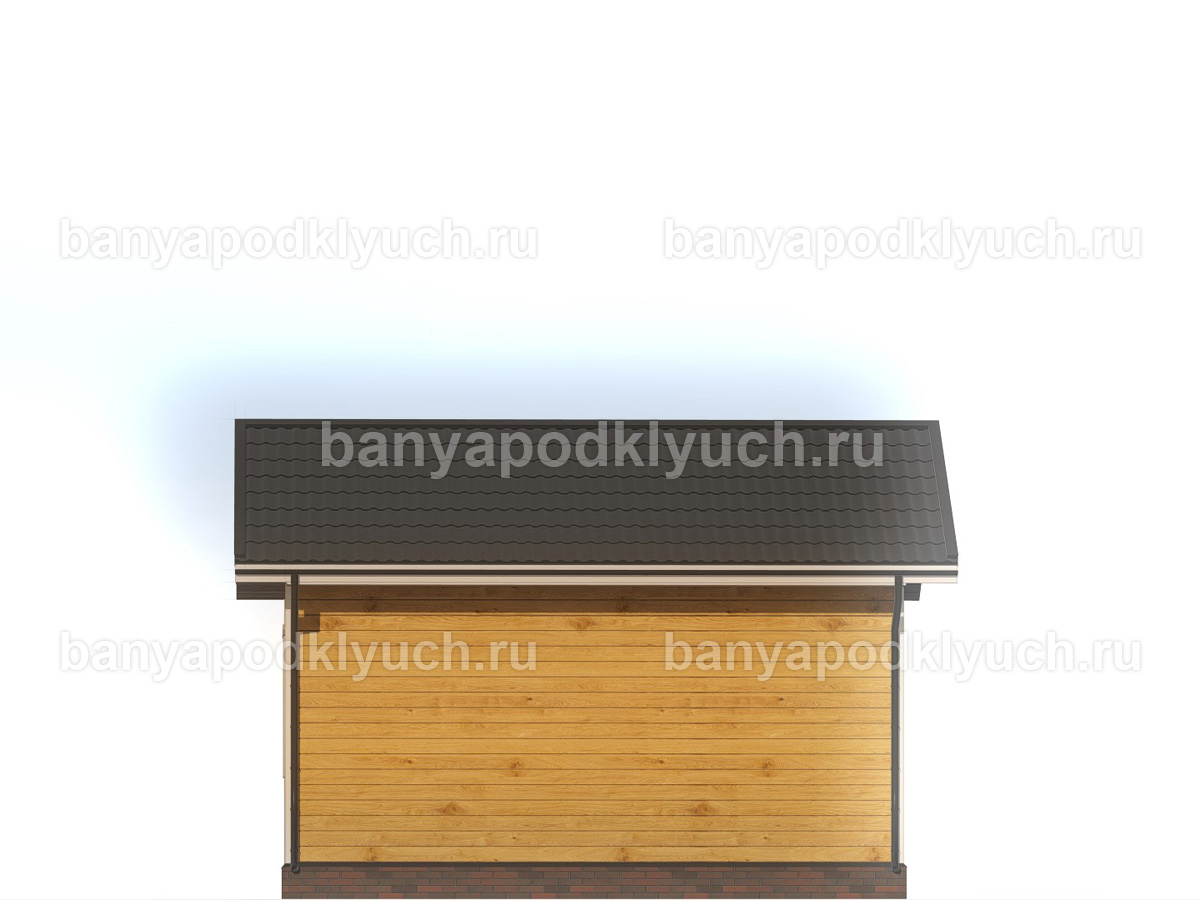 Баня из бруса 6x4 м Баня из бруса 6x4 м