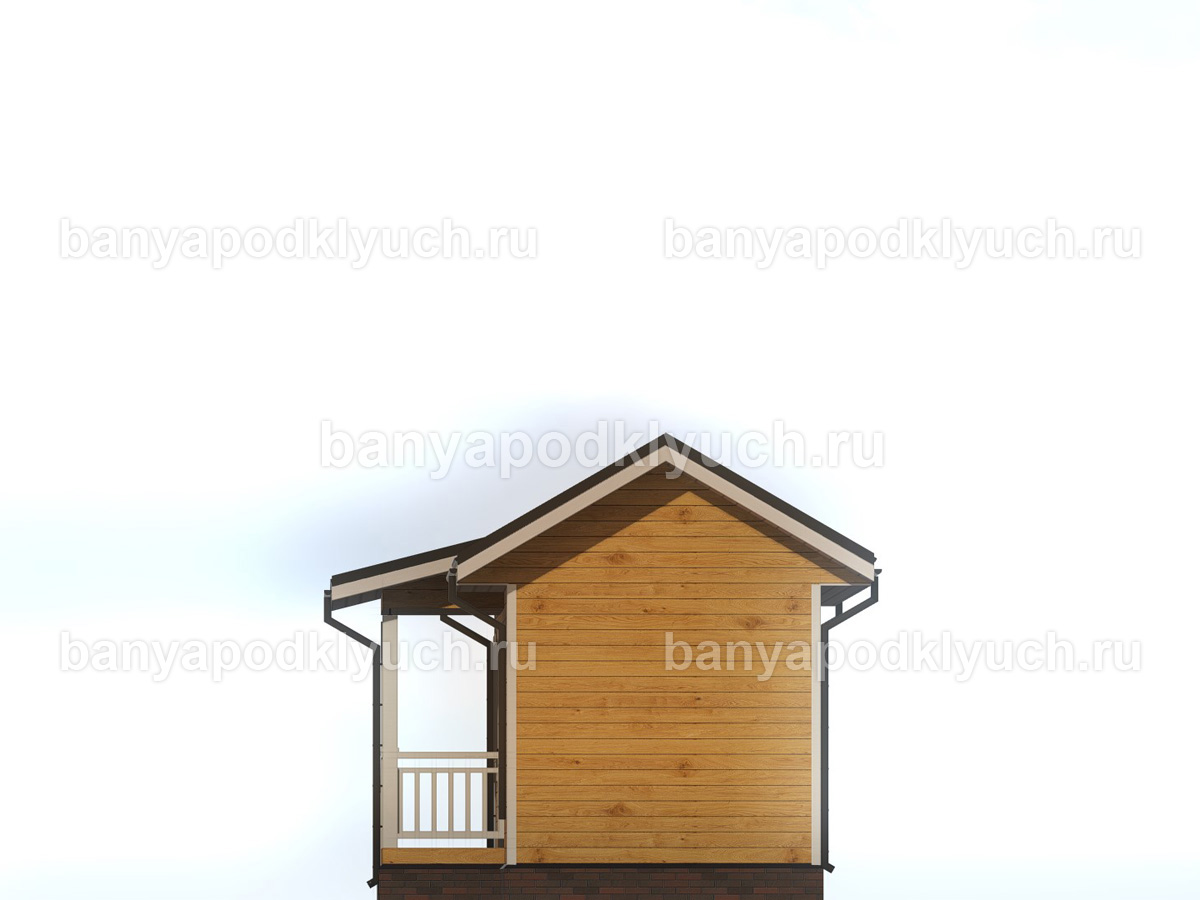 Баня из бруса 6x3 м Баня из бруса 6x3 м