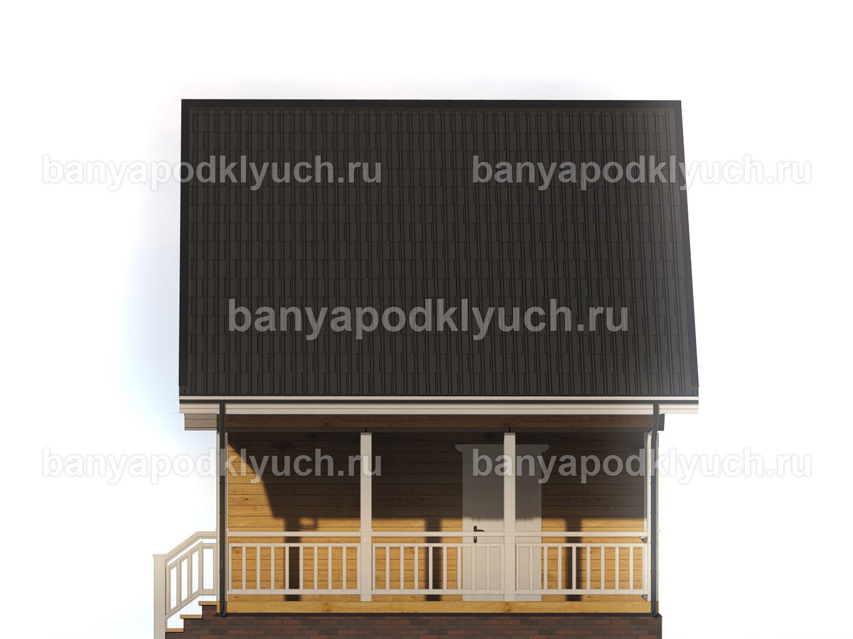 Баня из бруса 6x6 м Баня из бруса 6x6 м