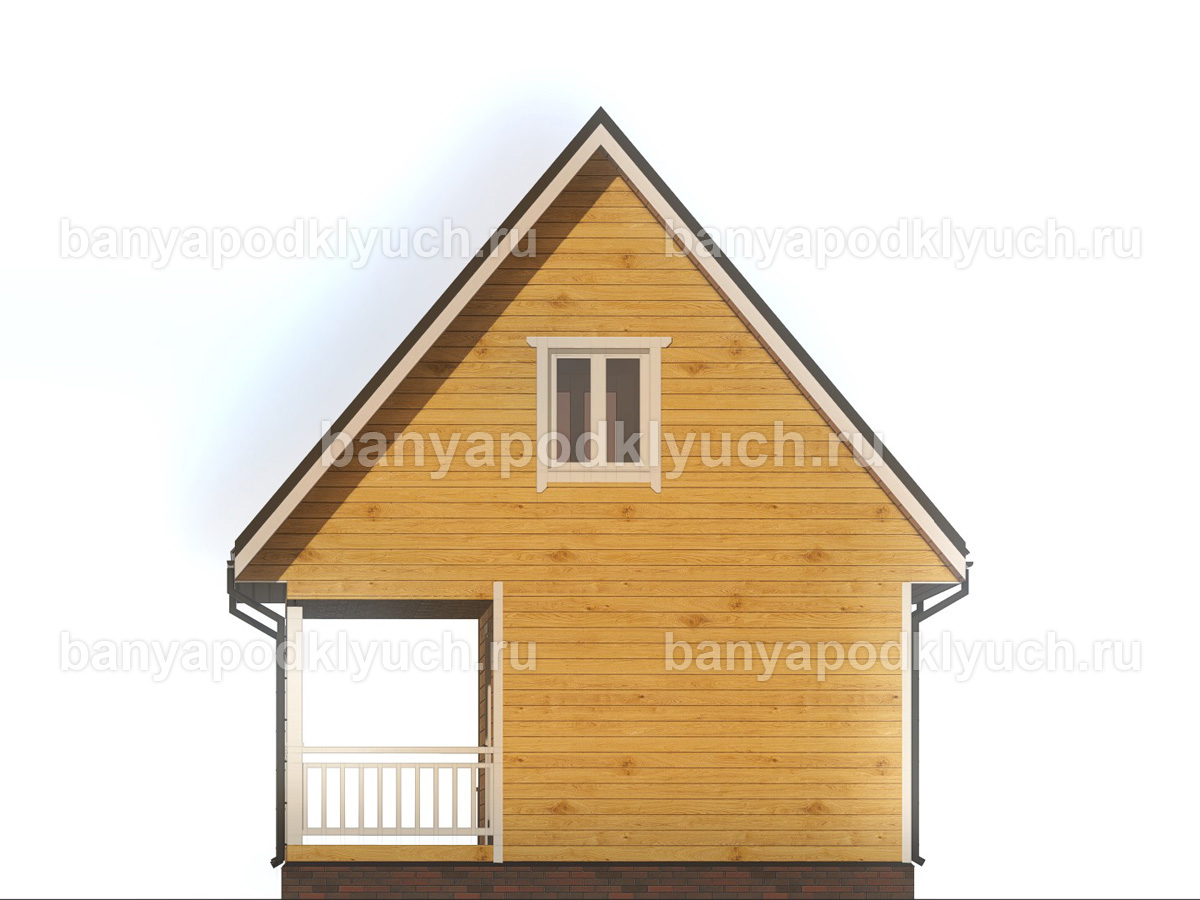 Баня из бруса 6x6 м Баня из бруса 6x6 м
