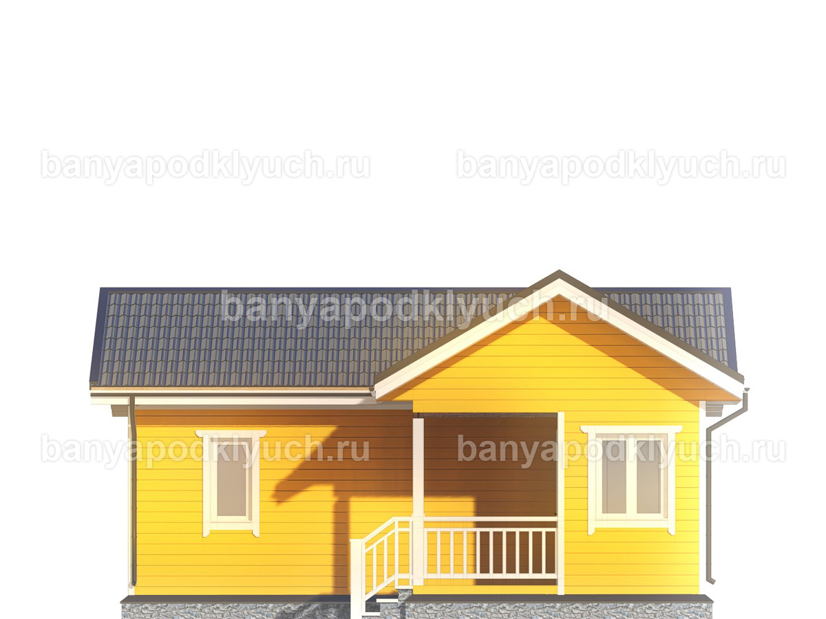 Каркасная баня 8x6 м Каркасная баня 8x6 м