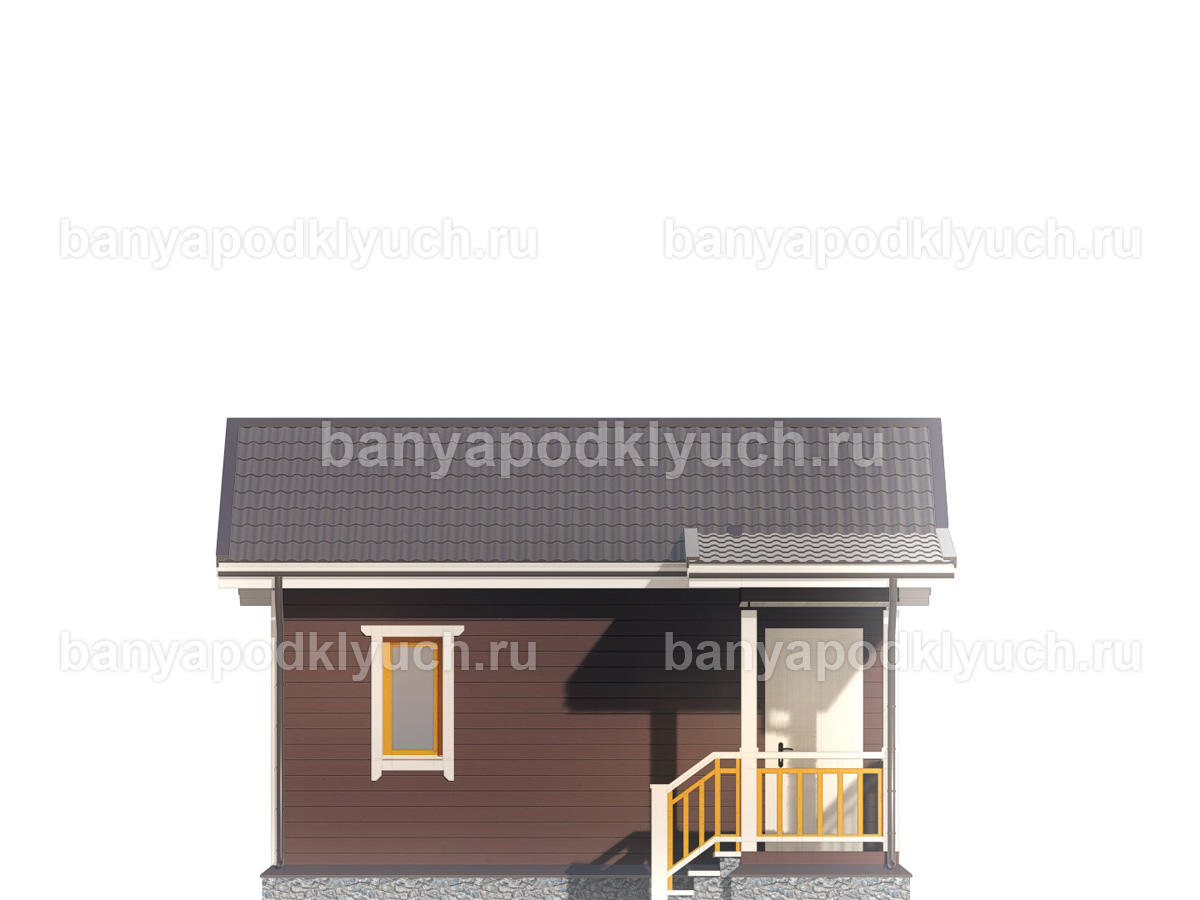 Каркасная баня 6x4 м Каркасная баня 6x4 м