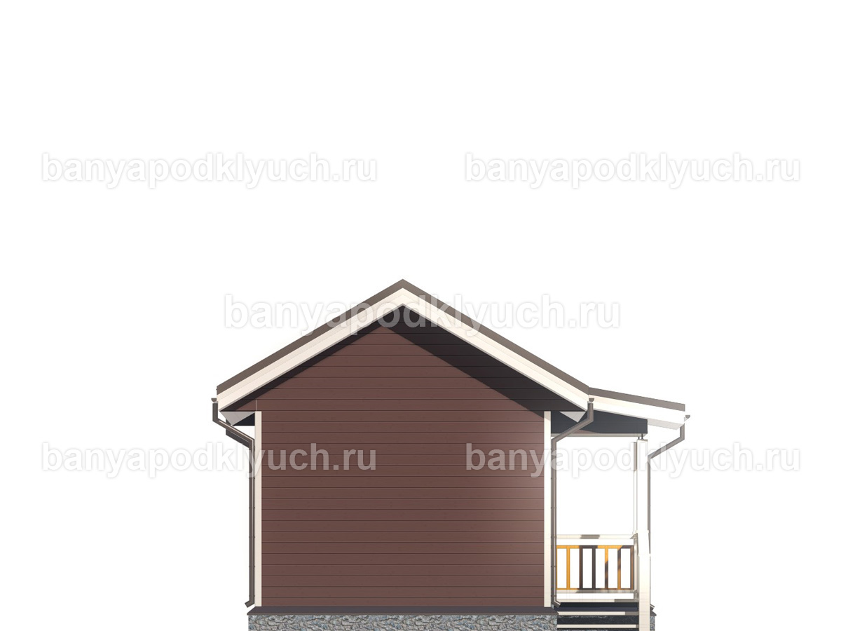 Каркасная баня 6x4 м Каркасная баня 6x4 м