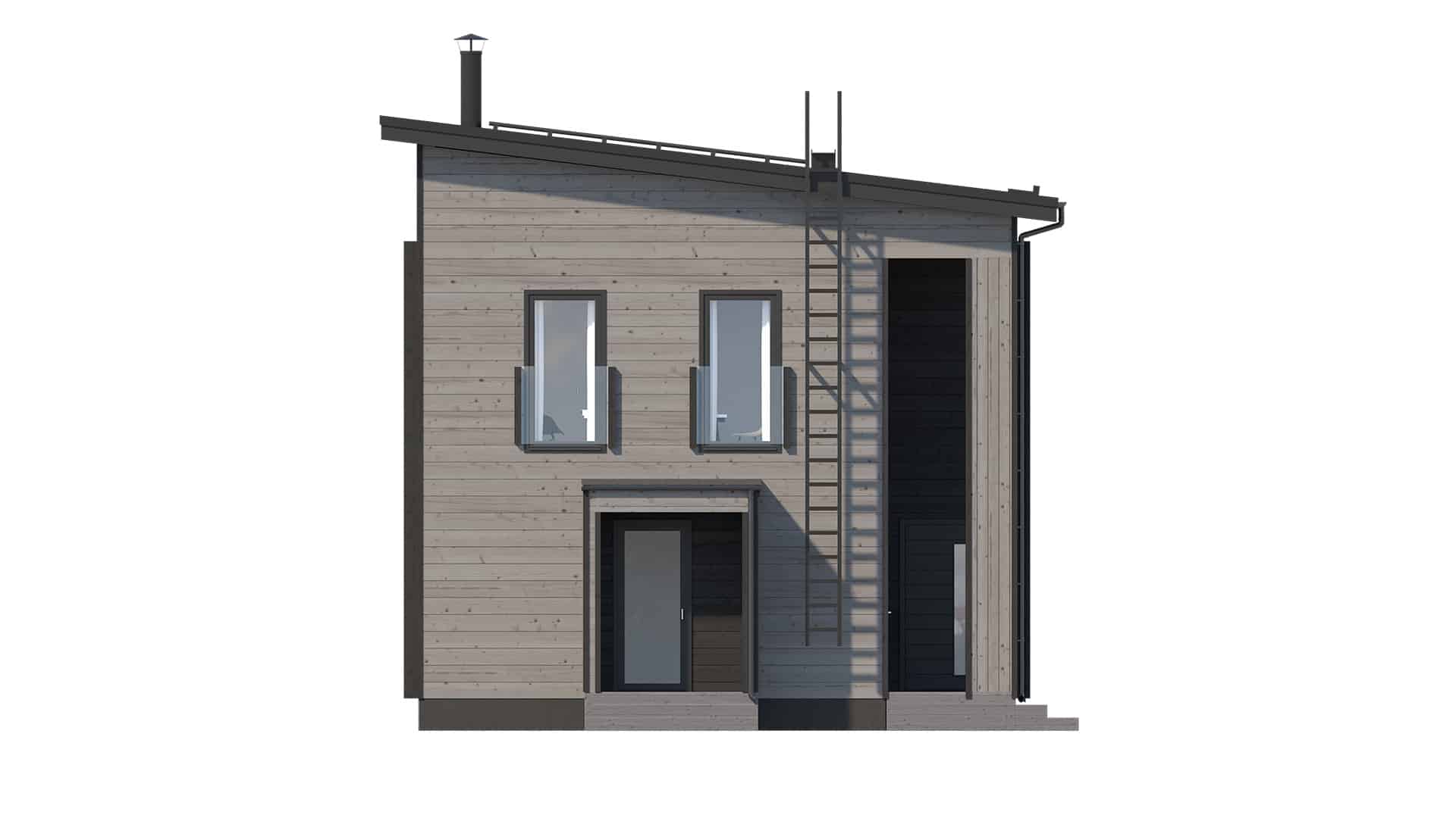 Дом из бруса 12×7 м Дом из бруса 12×7 м