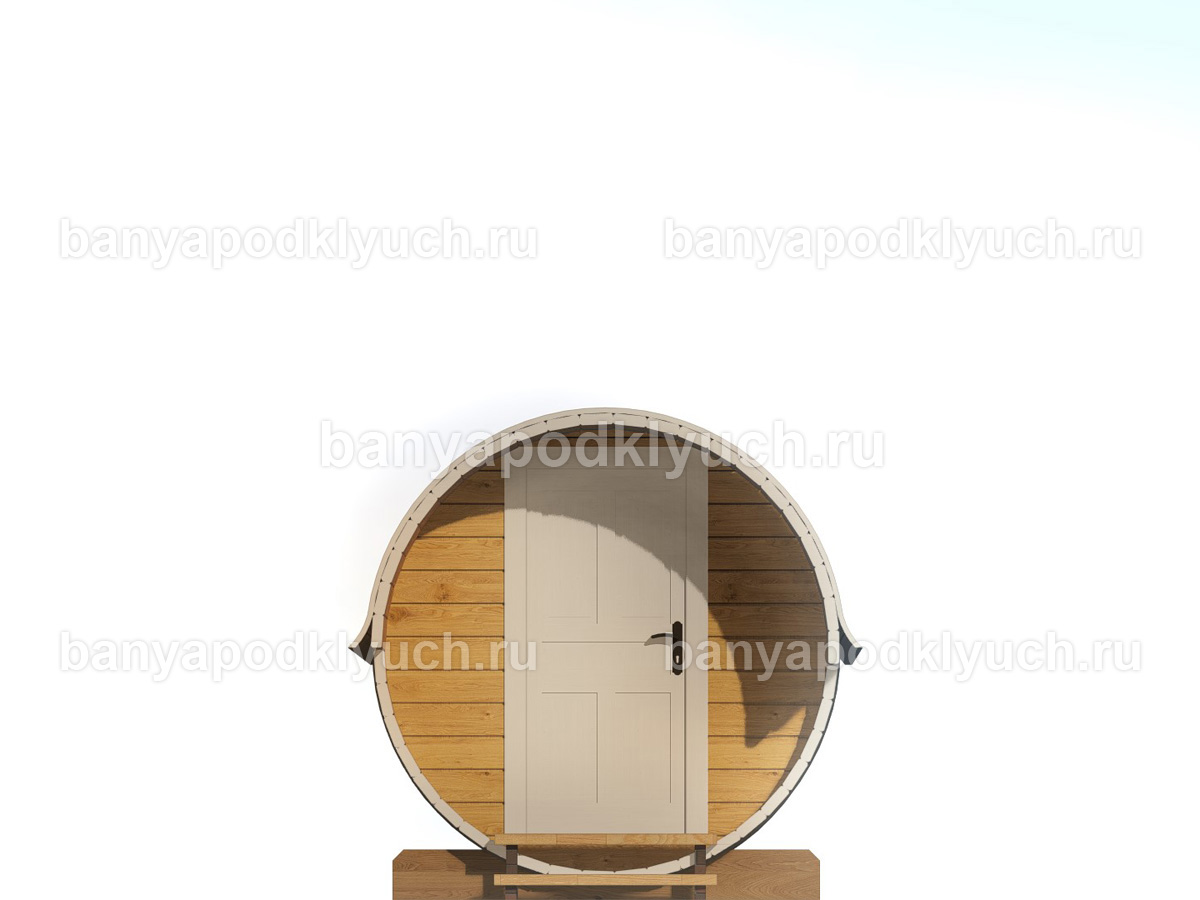 Баня-бочка 3.3x2.3 м Баня-бочка 3.3x2.3 м
