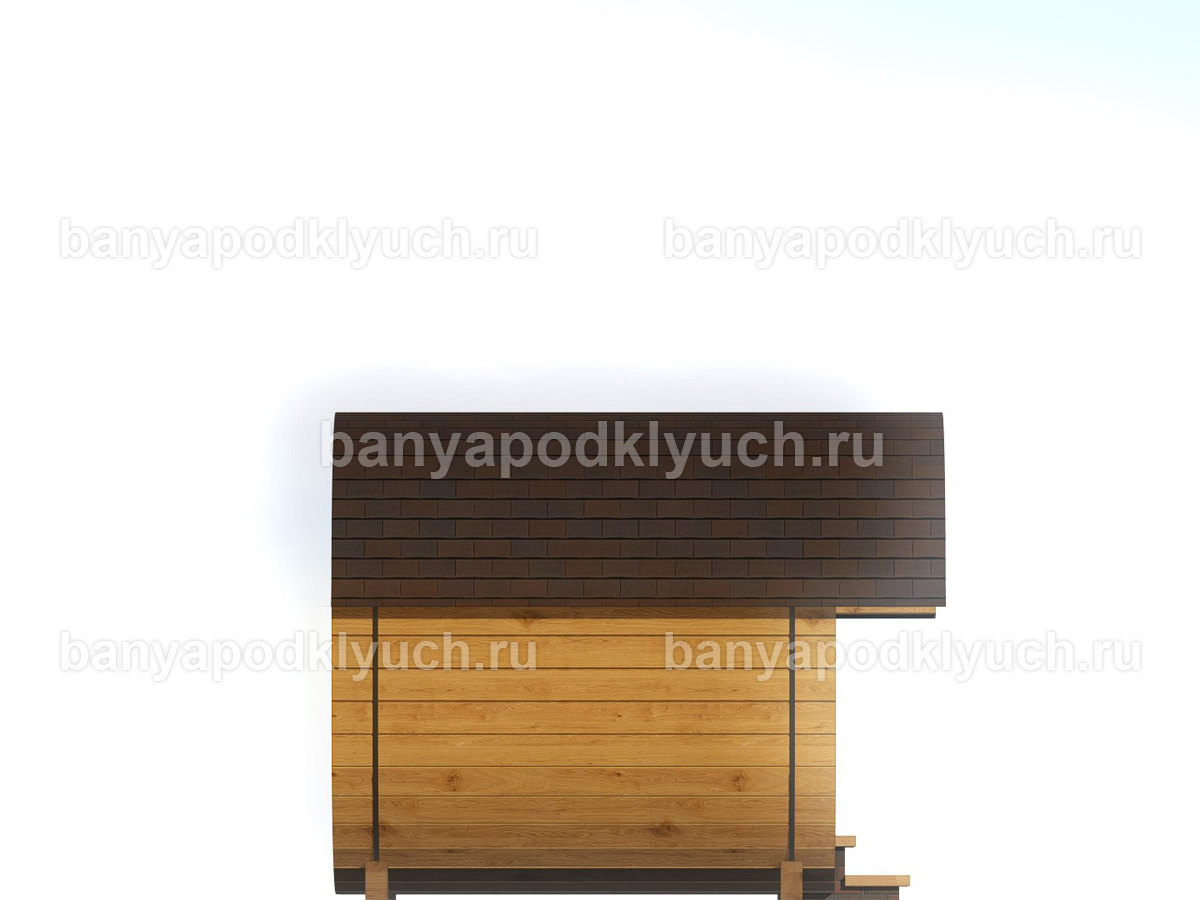 Баня-бочка 2.3x2 м Баня-бочка 2.3x2 м